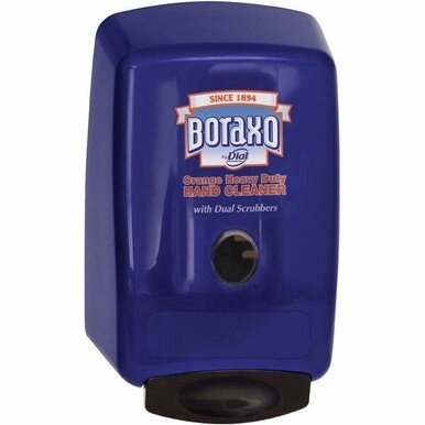 BORAX Orange Heavy Duty Hand Cleaner - 67.6 fl oz (2 L) - Grease Remover, Grime Remover, Ink Remover, Tar Remover, Paint Remover, Dirt Remover - Hand - Moisturizing - White - Heavy Duty, Phosphate-fre