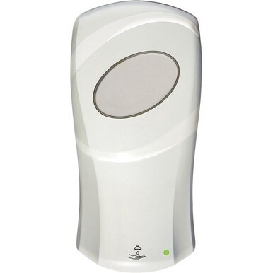 Dial FIT Touch-Free Dispenser - Automatic - 1.06 quart Capacity - Support 4 x D Battery - Refillable, Durable, Touch-free - Ivory - 1Each