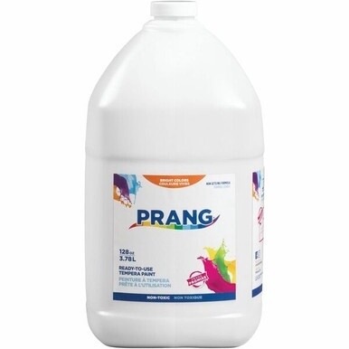 Prang Liquid Tempera Paint - 1 gal - 1 Each - White