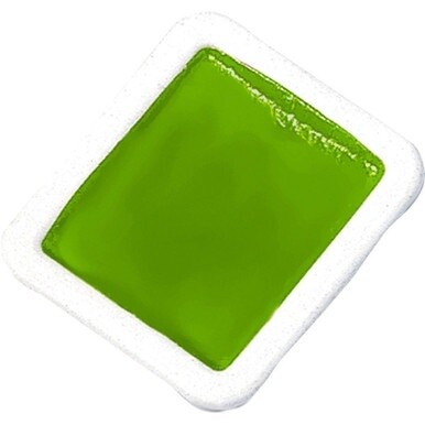 Prang Half-Pan Watercolors Refill - 1 Dozen - Yellow Green
