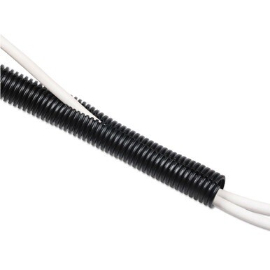 Cable Tidy Tube, 1&quot; Diameter x 43&quot; Long, Black