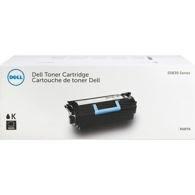 Dell Original Standard Yield Laser Toner Cartridge - Black - 1 Each - 6000 Pages