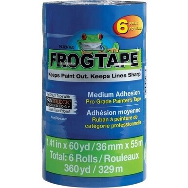 Duck Painter&#39;s Tape - 20 yd Length x 1.40&quot; Width - 6 - Blue