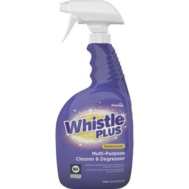 Diversey Whistle Plus Cleaner &amp; Degreaser - Ready-To-Use - 32 fl oz (1 quart) - 8 / Carton - Purple