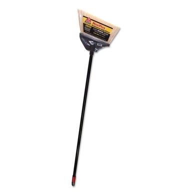 MaxiPlus Professional Angle Broom, 51&quot; Handle, Black