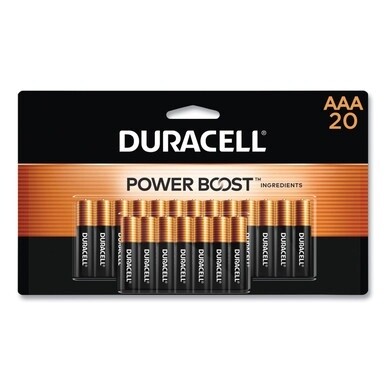 Power Boost CopperTop Alkaline AAA Batteries, 20/Pack