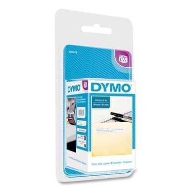 LabelWriter Return Address Labels, 0.75&quot; x 2&quot;, White, 400 Labels/Roll