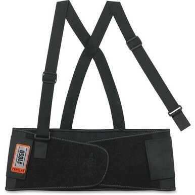Ergodyne ProFlex Economy Elastic Back Support - Black