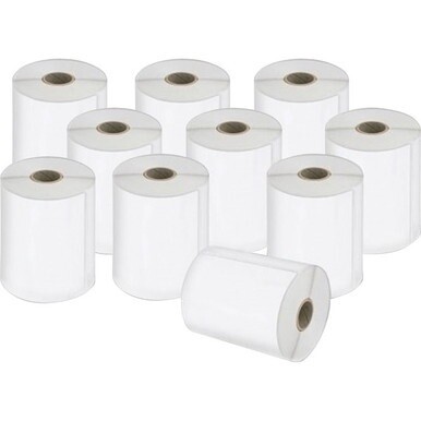 Dymo LabelWriter 4XL Label Printer Label Roll - 4&quot; Width x 6&quot; Length - Rectangle - White - 2200 / Pack