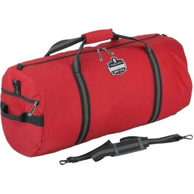 Ergodyne Arsenal 5020 Carrying Case (Duffel) Travel Essential - Red - Wear Resistant, Tear Resistant, Water Resistant, Stain Resistant - 600D Nylon Body - Shoulder Strap, Handle - 13&quot; Height x 13&quot; Wid