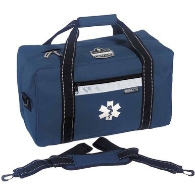 Ergodyne Arsenal 5220 Carrying Case Trauma Kit - Blue - 600D Polyester Body - Reflective Trim - 10&quot; Height x 7.5&quot; Width x 16.5&quot; Depth - Small Size - 1 Each