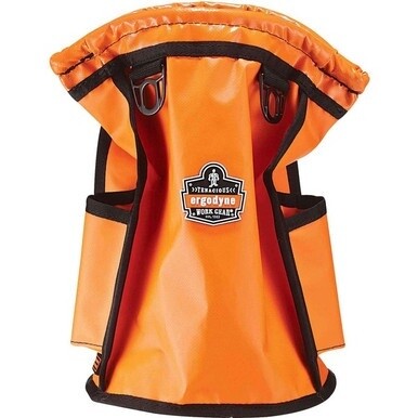Ergodyne Arsenal 5538 Carrying Case (Pouch) Tools, Cell Phone - Orange - Water Proof - Tarpaulin Body - D-ring - 12&quot; Height x 7.5&quot; Width x 7.5&quot; Depth - 1 Each