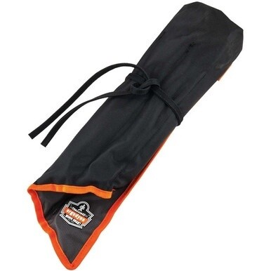 Ergodyne Arsenal 5873 Carrying Case Rugged (Roll Up) Tools - Black - Water Resistant - 1680D Ballistic Polyester, Polyester Body - Handle - 22&quot; Height x 26.5&quot; Width - 1 Each