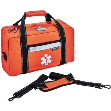 Ergodyne Arsenal 5220 Carrying Case Trauma Kit - Orange - 600D Polyester Body - Reflective Trim - 10&quot; Height x 7.5&quot; Width x 16.5&quot; Depth - Small Size - 1 Each