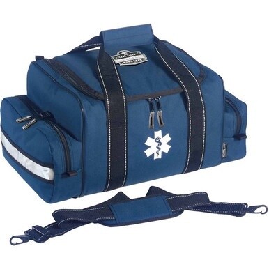 Ergodyne Arsenal 5215 Carrying Case Trauma Kit - Orange - 600D Polyester Body - Reflective Stripes - 8.5&quot; Height x 12&quot; Width x 19&quot; Depth - Large Size - 1 Each