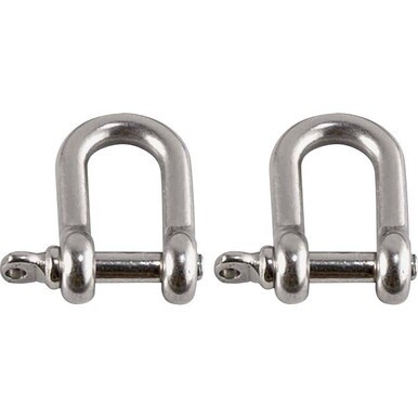 Squids 3790 Tool Shackle (2-Pack) - 4.3&quot; Width x 0.6&quot; Height x 5.8&quot; Length - 2 Pack - Stainless - Stainless Steel