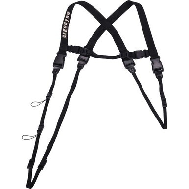 Squids 3132 Barcode Scanner Harness + Lanyard - 1 Each - 2 lb Load Capacity - Small (S) - Loop Attachment - 1.5&quot; Height x 3.3&quot; Width x 7&quot; Length - Black