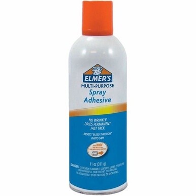 Elmer&#39;s Multi-Purpose Spray Adhesive - 11 oz - 1 Each - Clear