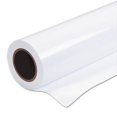 Premium Glossy Photo Paper Roll, 2&quot; Core, 10 mil, 24&quot; x 100 ft, Glossy White