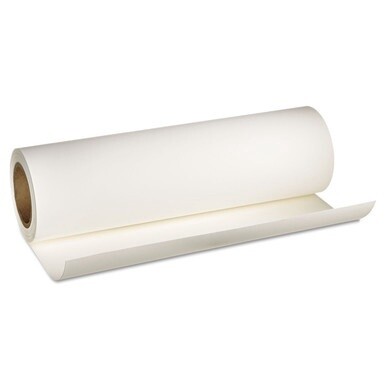 Hot Press Natural Fine Art Paper Roll, 16 mil, 17&quot; x 50 ft, Smooth Matte Natural