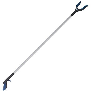 Ettore Grip &#39;n Grab Multipurpose Pickup Tool - 50&quot; Length - Blue, Black - Rubber, Aluminum, Plastic - Rust Proof, Comfortable Grip, Lightweight - 1 Each