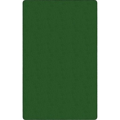 Flagship Carpets Americolors Solid Color Rug - Floor Rug - Traditional - 72" Length x 48" Width - Rectangle - Clover - Nylon, Yarn