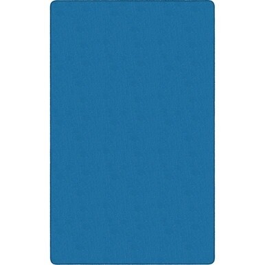Flagship Carpets Classic Solid Color 12' Rectangle Rug - Floor Rug - Classic, Traditional - 12 ft Length x 90" Width - Rectangle - Blue - Nylon