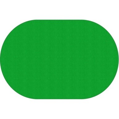 Flagship Carpets Americolors Solid Color Rug - Floor Rug - Traditional - 18 ft Length x 12 ft Width - Rectangle - Lime Green - Nylon, Yarn