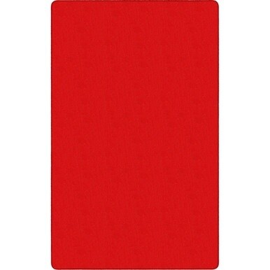 Flagship Carpets Americolors Solid Color Rug - Floor Rug - Traditional - 15 ft Length x 12 ft Width - Rectangle - Rowdy Red - Nylon, Yarn
