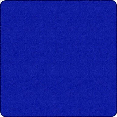 Flagship Carpets Ameristrong Solid Color Rug - Floor Rug - Traditional - 12 ft Length x 12 ft Width - Square - Royal Blue - Fiber, Nylon
