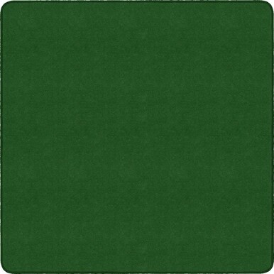 Flagship Carpets Ameristrong Solid Color Rug - Floor Rug - Traditional - 12 ft Length x 12 ft Width - Square - Clover - Fiber, Nylon
