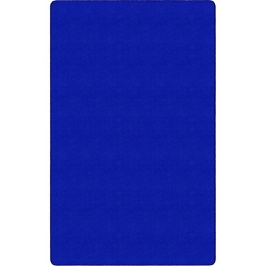 Flagship Carpets Ameristrong Solid Color Rug - Floor Rug - Traditional - 12 ft Length x 91.20" Width - Rectangle - Royal Blue - Nylon