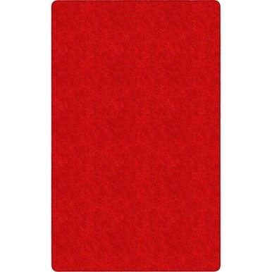 Flagship Carpets Amerisoft Solid Color Rug - 15 ft Length x 12 ft Width - Rectangle - Classic Red - Nylon, Polyester