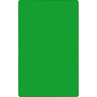 Flagship Carpets Classic Solid Color 6'x9' Rug - Floor Rug - 108" Length x 72" Width - Rectangle - Lime Green - Nylon, Yarn