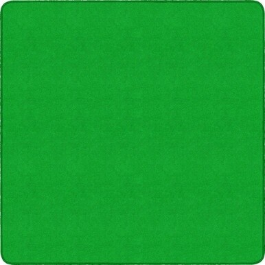 Flagship Carpets Ameristrong Solid Color Rug - Floor Rug - Traditional - 72" Length x 72" Width - Square - Lime Green - Nylon