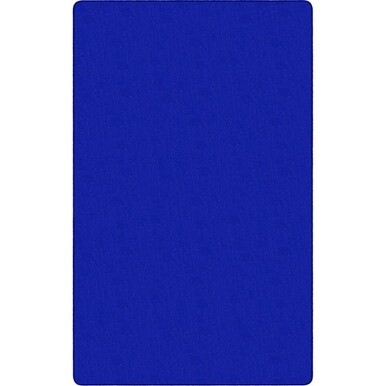 Flagship Carpets Classic Solid Color 12' Rectangle Rug - Floor Rug - Classic, Traditional - 12 ft Length x 90" Width - Rectangle - Royal Blue - Nylon