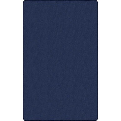 Flagship Carpets Americolors Solid Color Rug - Floor Rug - Traditional - 18 ft Length x 12 ft Width - Rectangle - Navy - Nylon, Yarn