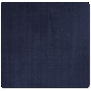Flagship Carpets Classic Solid Color 12' Square Rug - Traditional - 12 ft Length x 12 ft Width - Square - Navy - Nylon