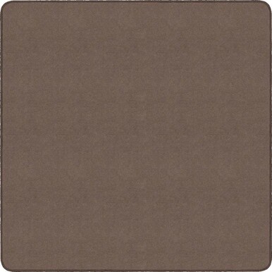 Flagship Carpets Ameristrong Solid Color Rug - Floor Rug - Traditional - 12 ft Length x 12 ft Width - Square - Almond - Fiber, Nylon