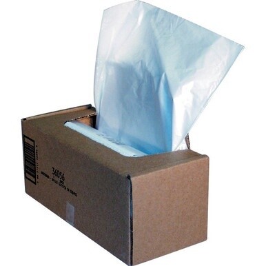 Fellowes Waste Bags for 325 Series Shredders - 25 gal - 39.5&quot; Height x 33&quot; Width x 15&quot; Depth - 50/Box - Plastic - Clear