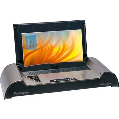 Fellowes Helios&amp;trade; 60 Thermal Binding Machine - Thermal Binding - 600 Sheet(s) Bind - 3.9&quot; x 20.9&quot; x 9.4&quot; - Platinum, Graphite