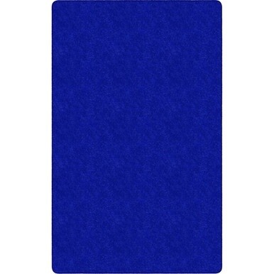 Flagship Carpets Amerisoft Solid Color Rug - 12 ft Length x 90" Width - Rectangle - Royal Blue - Nylon, Polyester