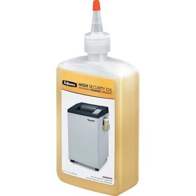 Fellowes Powershred&amp;reg; High Security Shredder Oil 12 Oz. Bottle - 12 fl oz