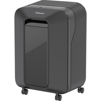 Fellowes Powershred LX200 Micro Cut Shredder - Micro Cut - 12 Per Pass - for shredding Paper, Paper Clip, Credit Card, Staples - 0.156&quot; x 0.500&quot; Shred Size - P-4 - 9 ft/min - 9&quot; Throat - 10 Minute Run