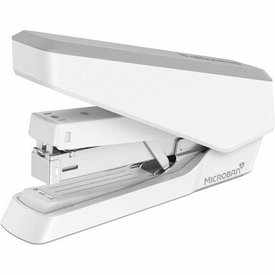 Fellowes EasyPress Full Strip Stapler - 40 Sheets Capacity - 210 Staple Capacity - Full Strip - 1/4" Staple Size - 1 Each - White