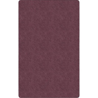 Flagship Carpets Amerisoft Solid Color Rug - 12 ft Length x 90" Width - Rectangle - Plum - Nylon, Polyester