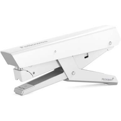 Fellowes LX890 Handheld Plier Stapler - 40 Sheets Capacity - 1/4" , 5/16" Staple Size - 1 Each - White