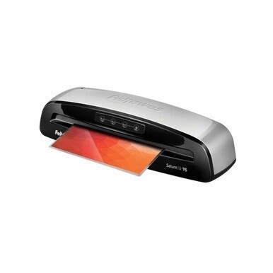 Fellowes Saturn 3i 95 Thermal Laminator Machine for Home or Office with Pouch Starter Kit, 9.5 inch, Fast Warm-Up, Jam-Free Design (5735801) - Pouch - 9.50" Lamination Width - 5 mil Lamination Thickne