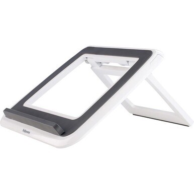 Fellowes I-Spire Series Laptop Quick Lift - White - Up to 17&quot; Screen Support - 1.7&quot; Height x 12.6&quot; Width x 11.3&quot; Depth - ABS Plastic - White