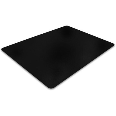 Advantagemat&amp;reg; Black Vinyl Rectangular Chair Mat for Hard Floor - 48&quot; x 60&quot; - Hard Floor - 60&quot; Length x 48&quot; Width x 80 mil Depth x 80 mil Thickness - Rectangular - Classic - Polyvinyl Chloride (PVC